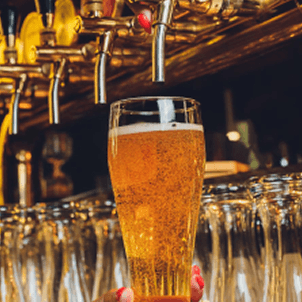 12 Draft Beers on Tap